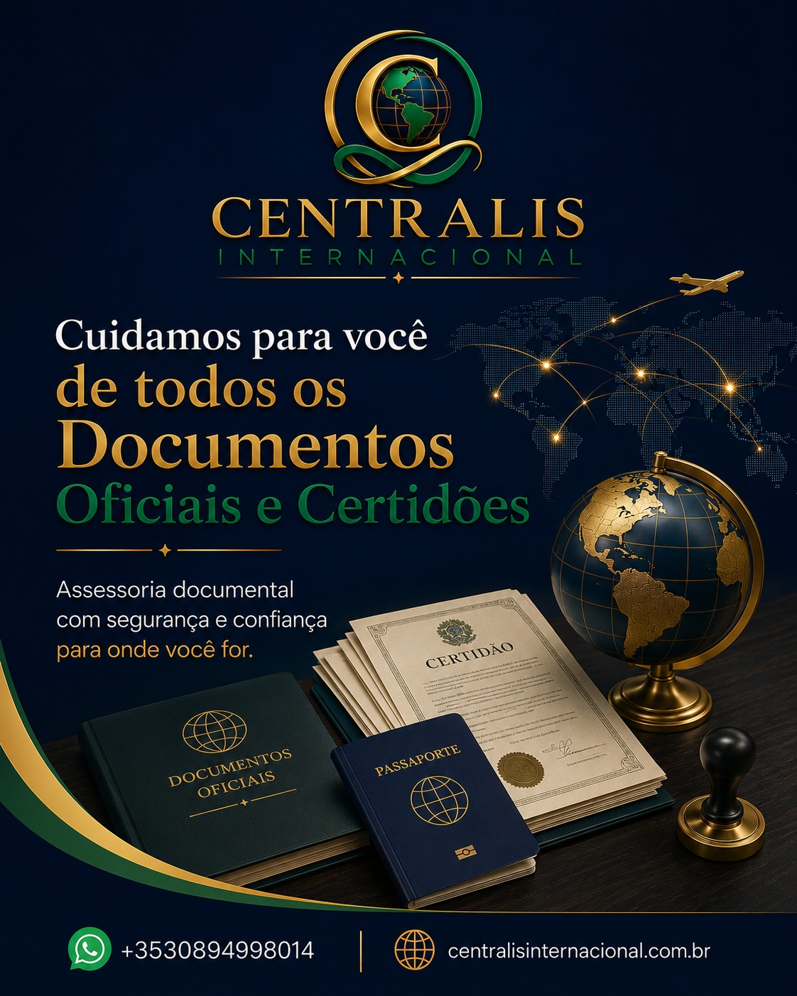 Documentos oficiais e certidões