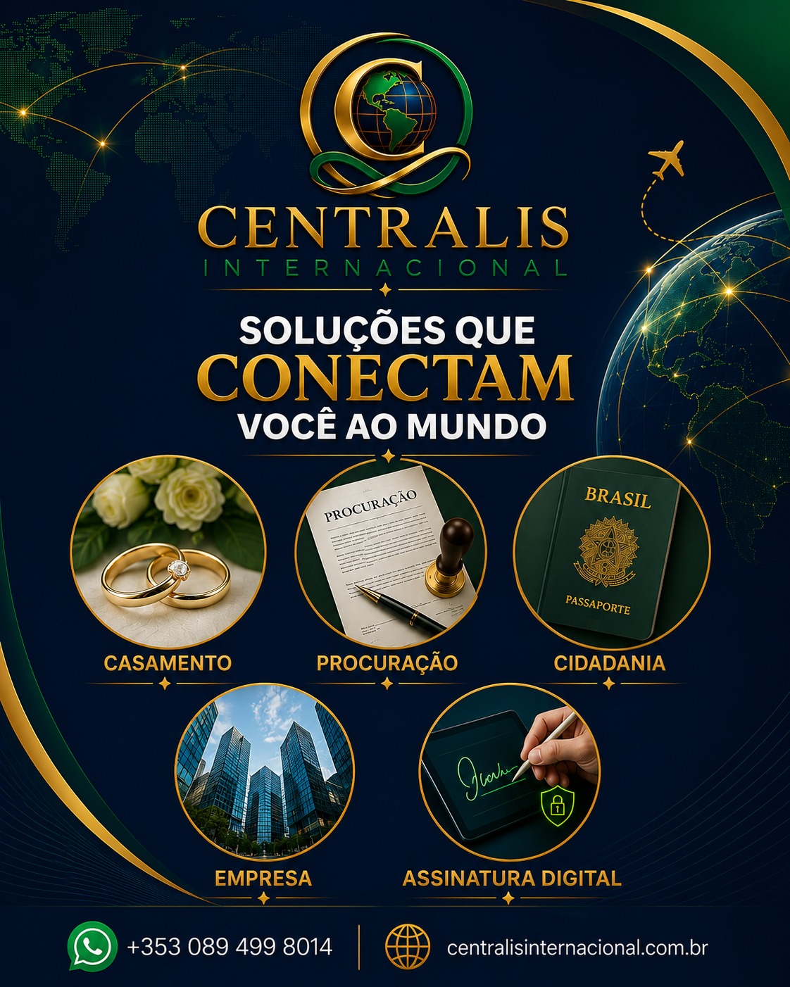 Soluções que conectam você ao mundo